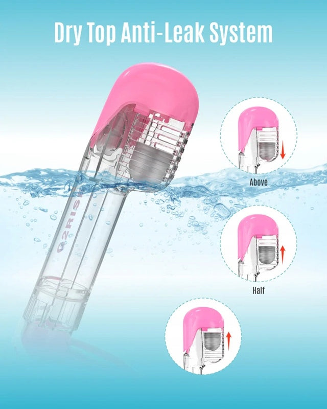 Children's diving mask, full face, with tube G2RISE pink white Brand no brand