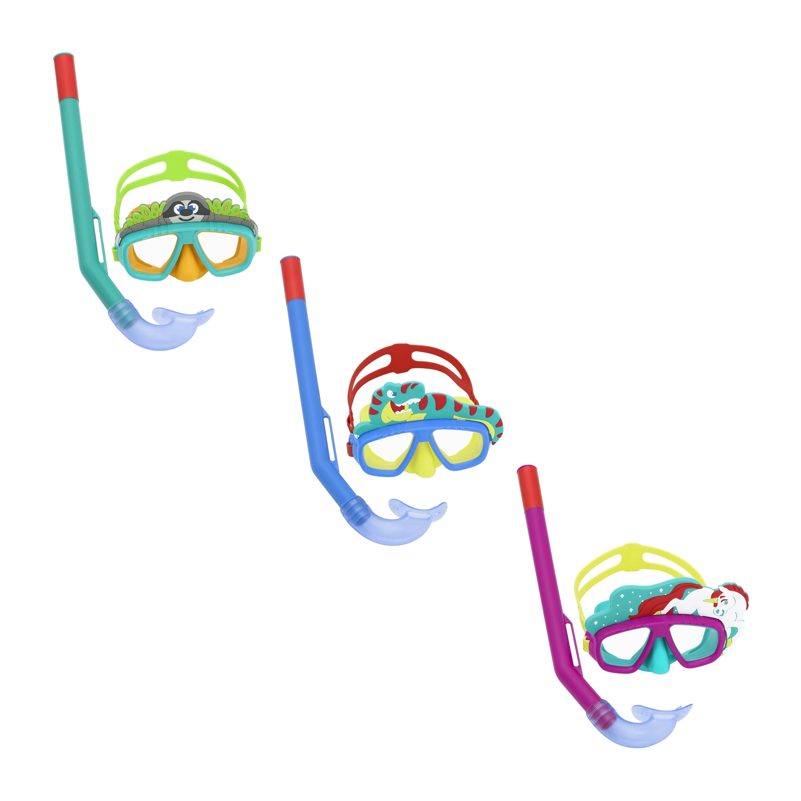 Children's diving mask, glasses, with tube Bestway 24059 multicolor Manufacturer code 24059