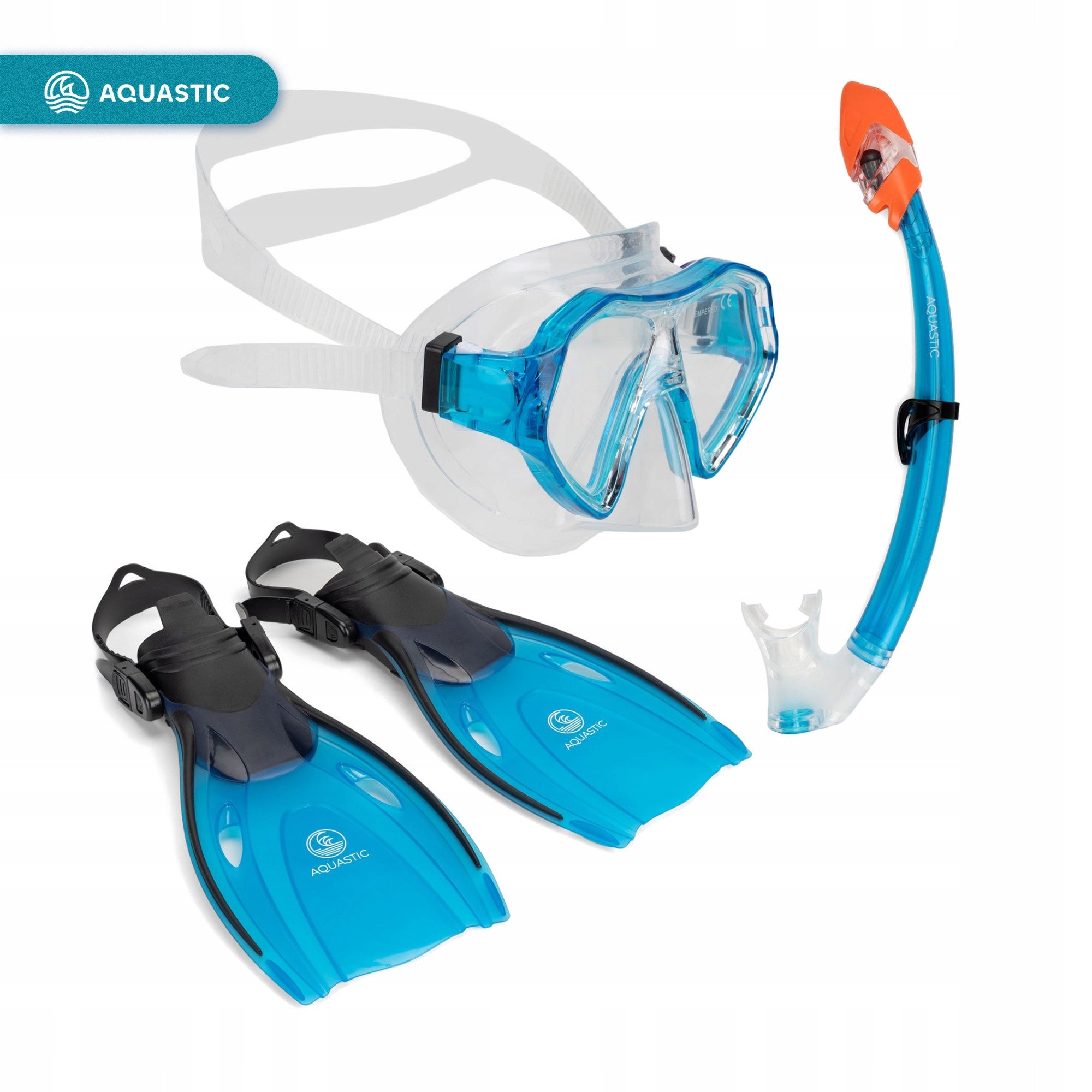 Children's diving set SNORKELING AQUASTIC MASK SNORKEL FIN 27/32 Model Shelly