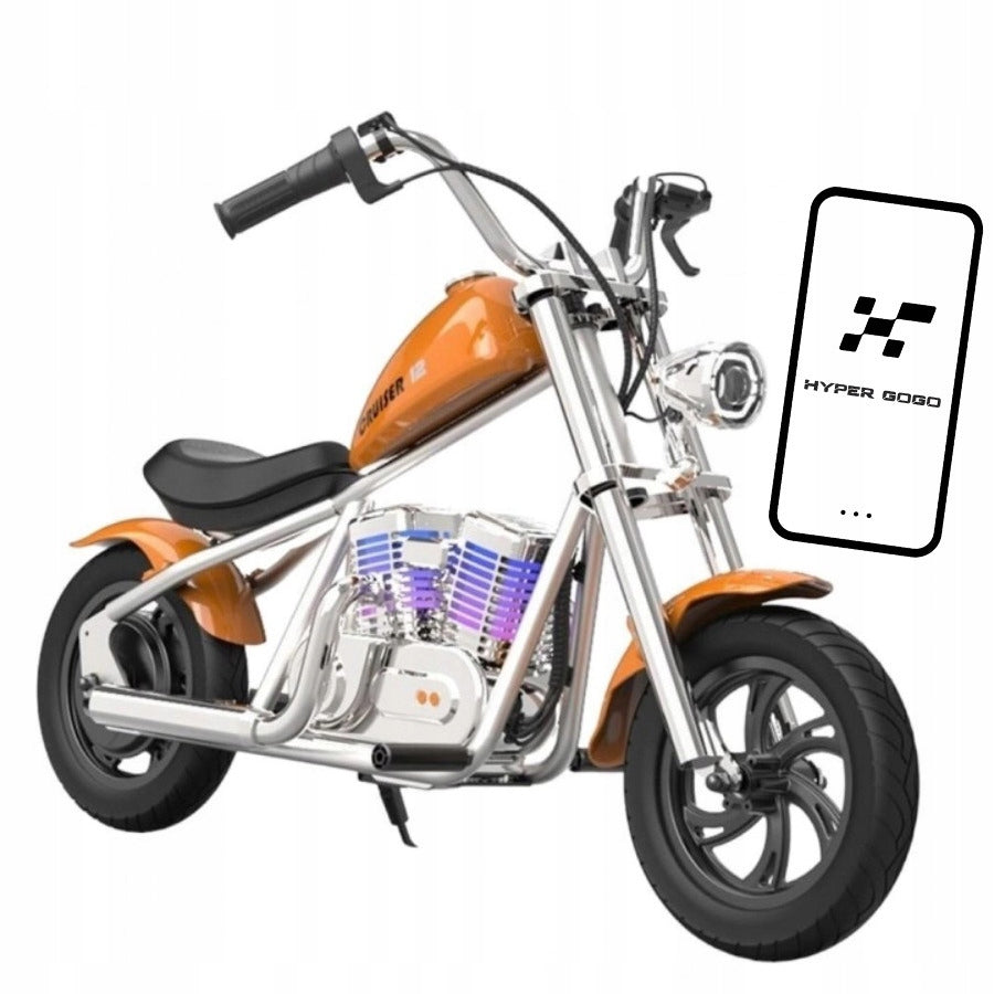 Children's electric motor Hyper Gogo Cruiser 12 Plus with Pomarań app
