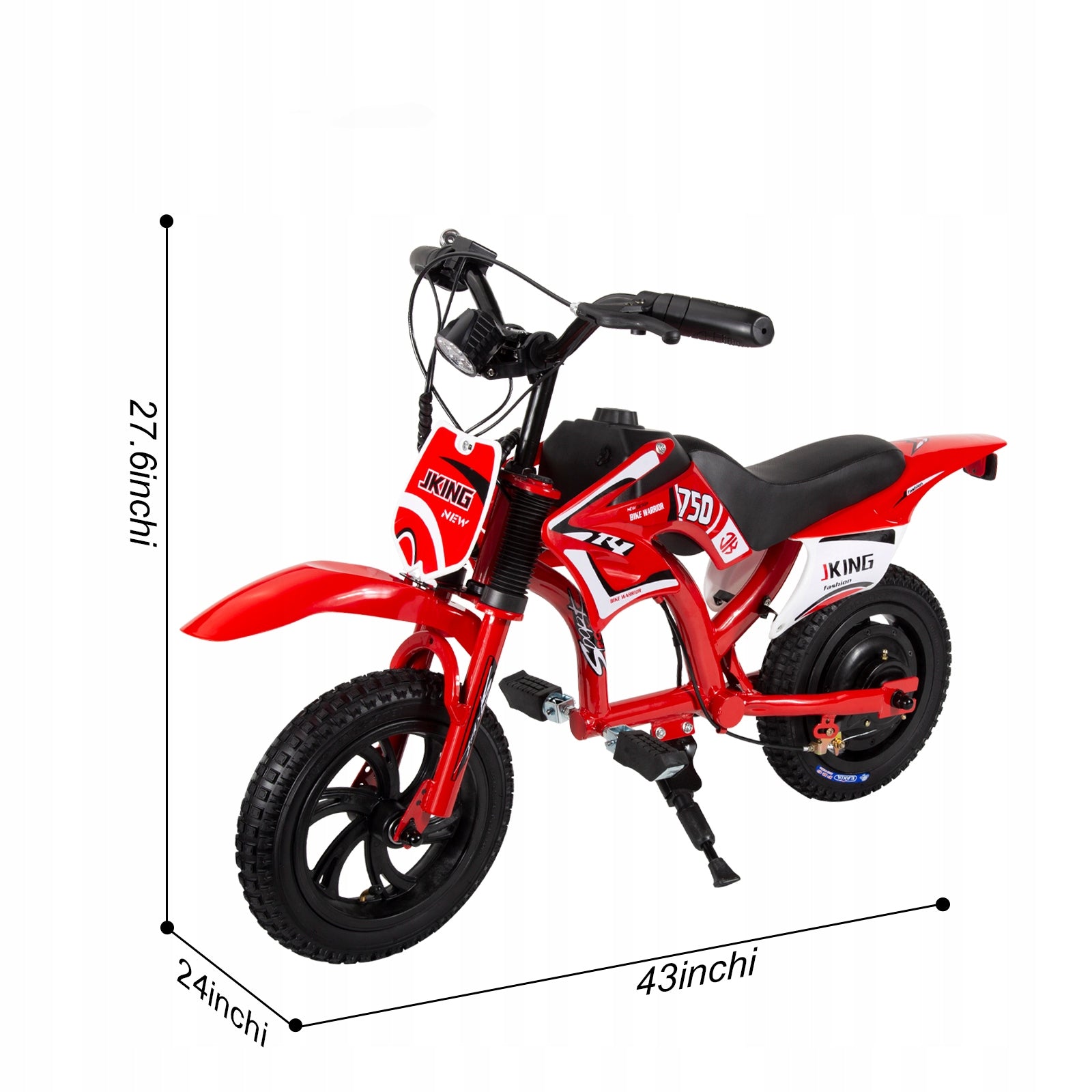 Children's electric motorcycle 300W 16km/h 2600MAH JKING C6 city with LED EAN (GTIN) 8581683139758