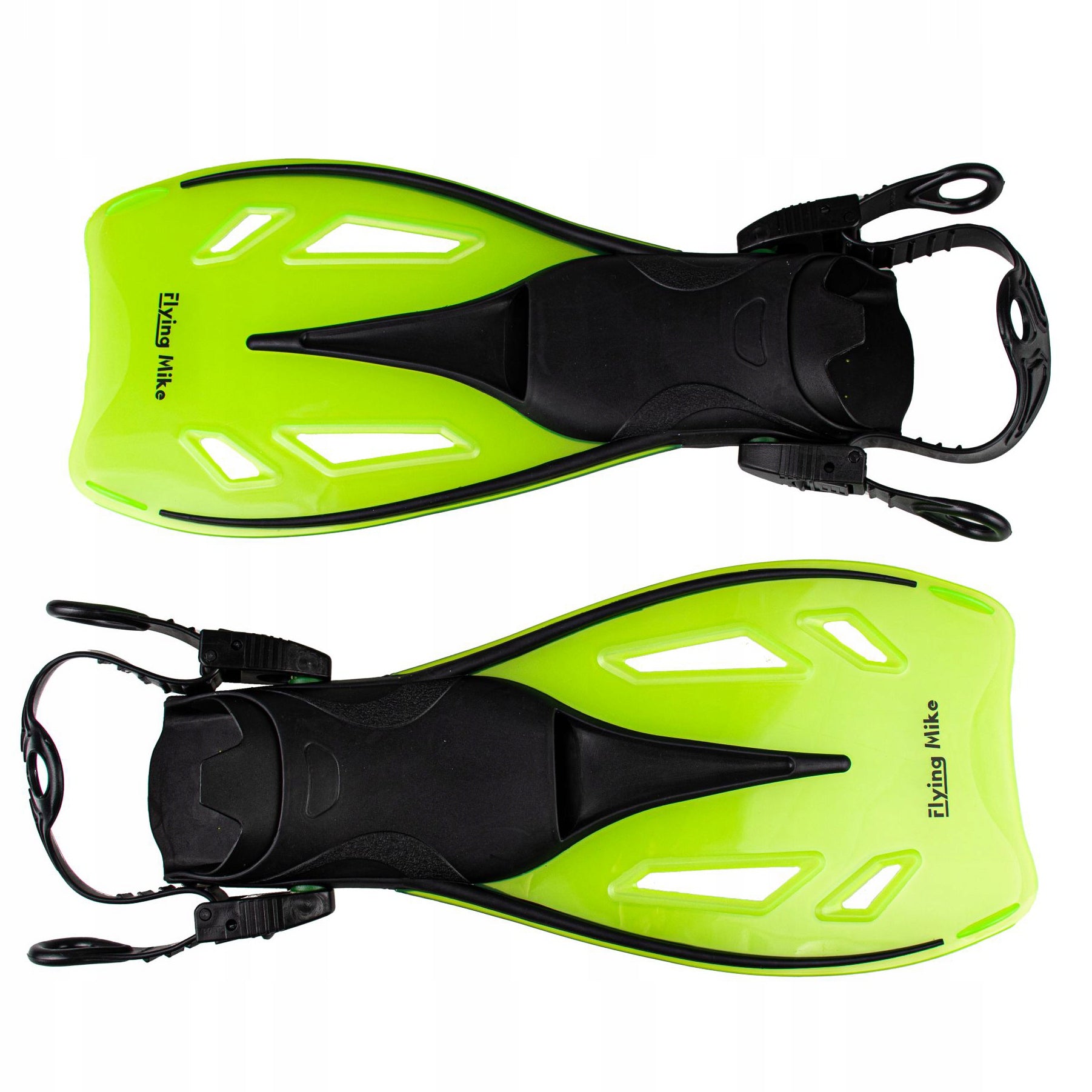 Children's fins for swimming diving with cover CAPTAIN MIKE [28-31] Model na basen