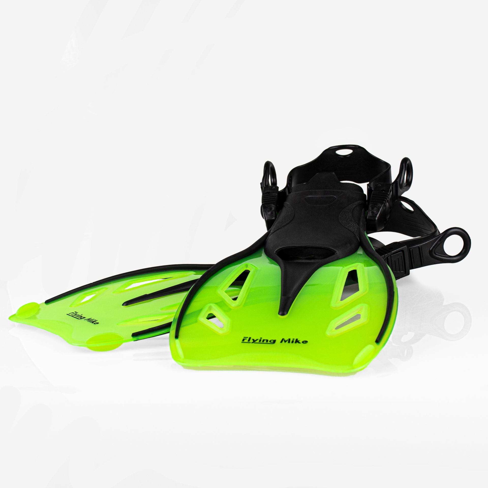 Children's fins for swimming diving with cover CAPTAIN MIKE [28-31] Size range 28–31