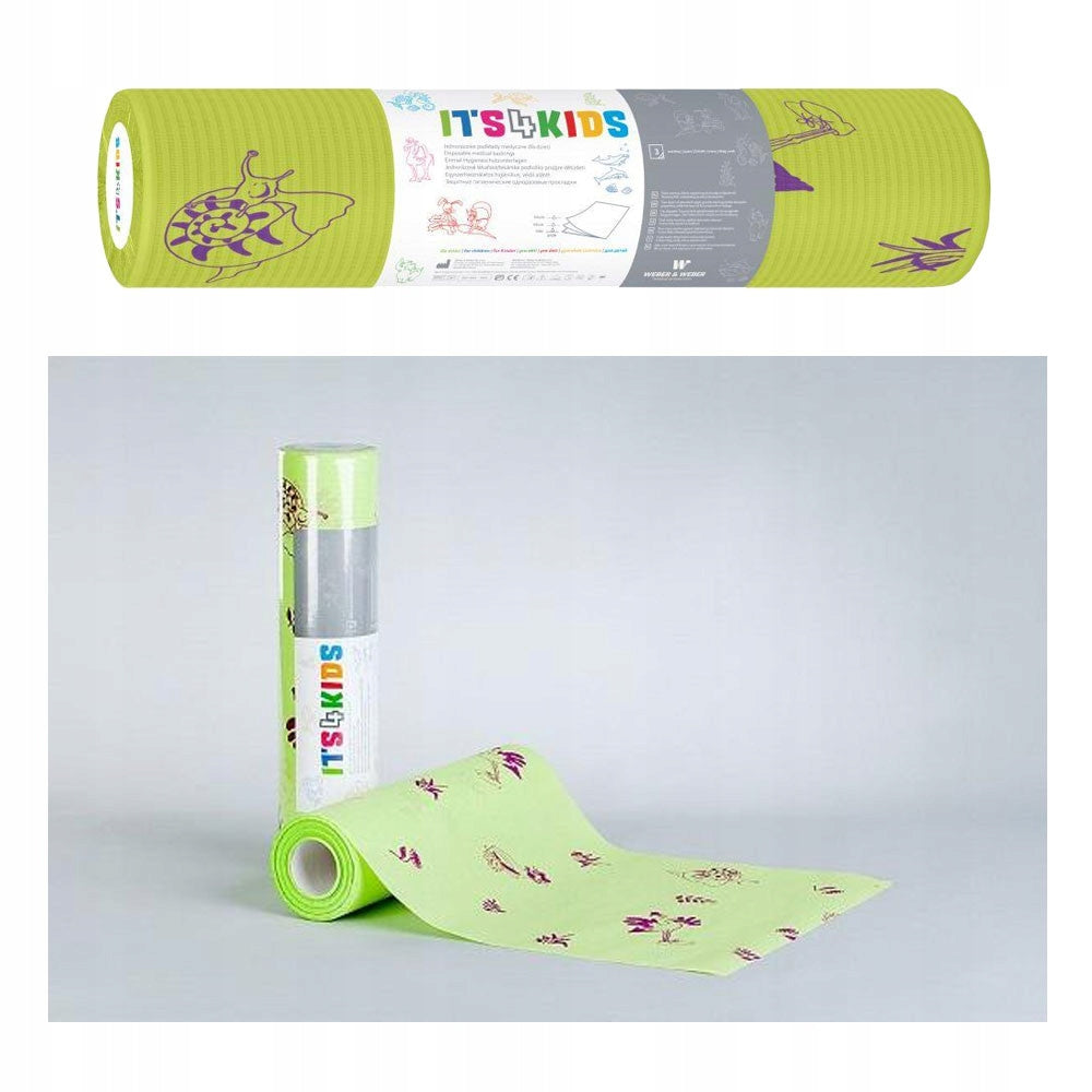 Children's foundation on roll 33x50cm lime foiled Its4kids 50pcs