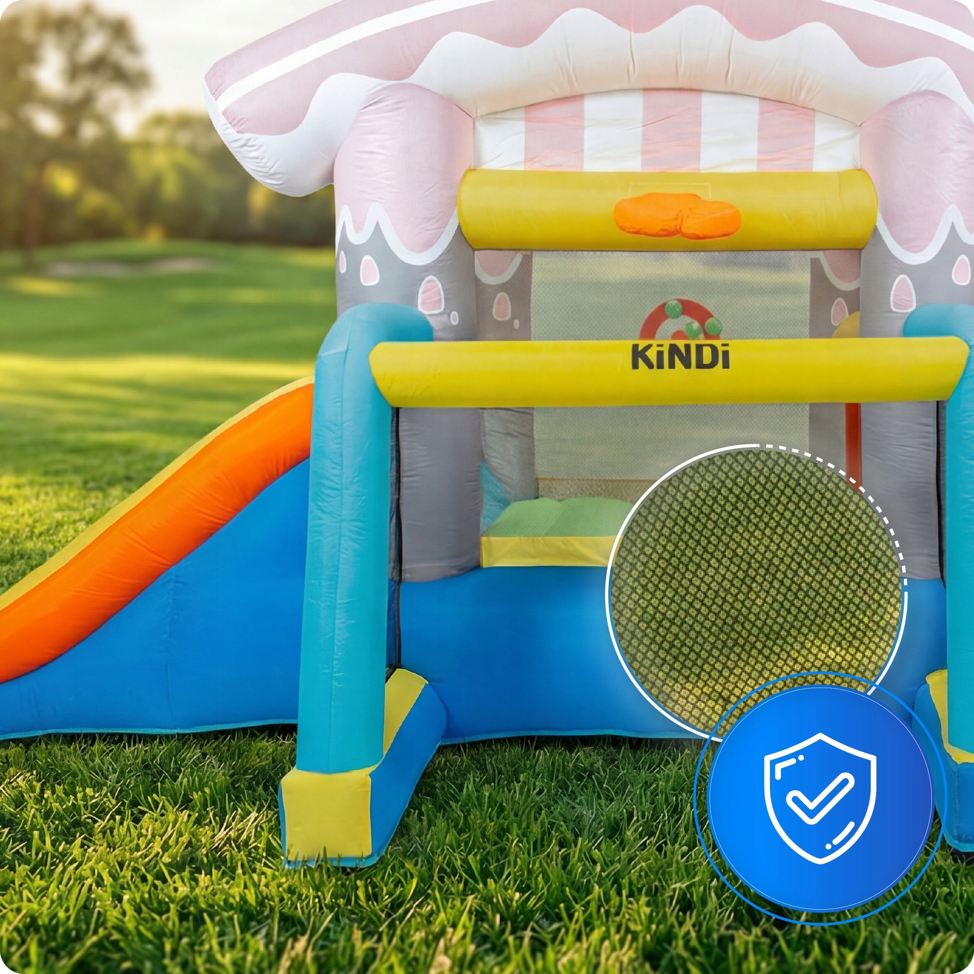 Children's garden inflatable castle square toys water slide Included basketball hoop nets slide other