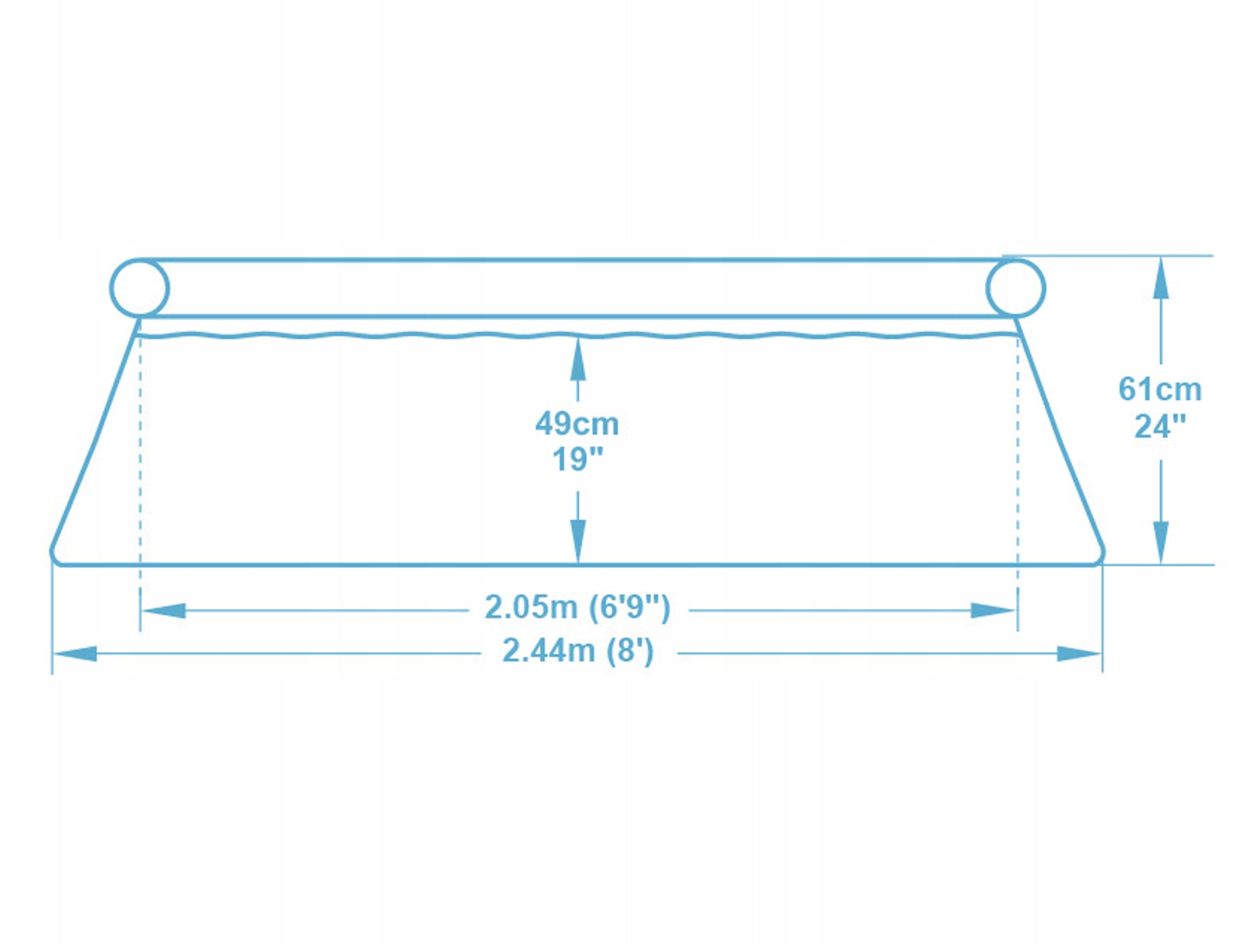Children's garden pool expansion family 244x61cm Bestway pump 9in1 Packaging status original