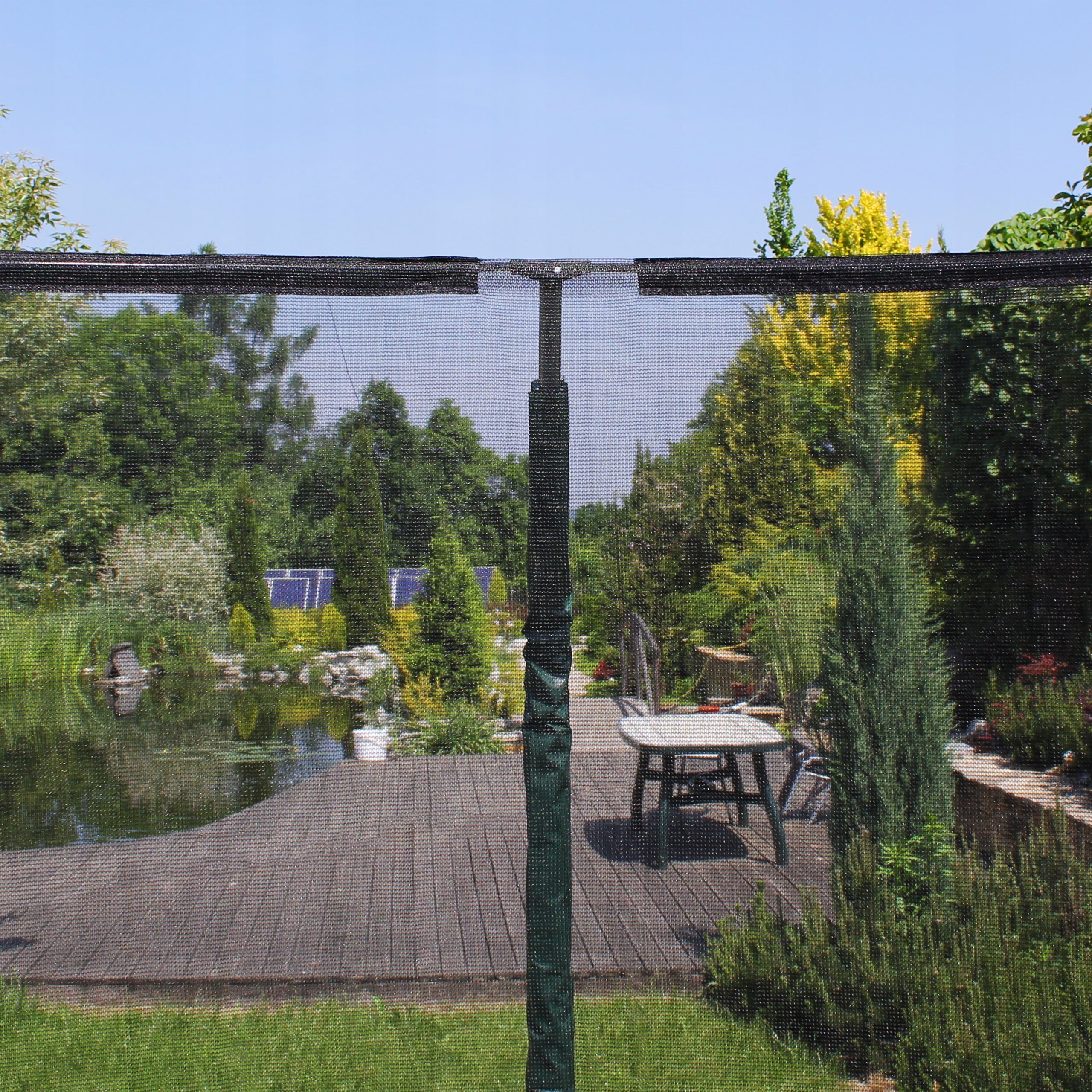 Children's garden trampoline 10 FT 312 cm Premium LuXury Corciano net Total height 255 cm