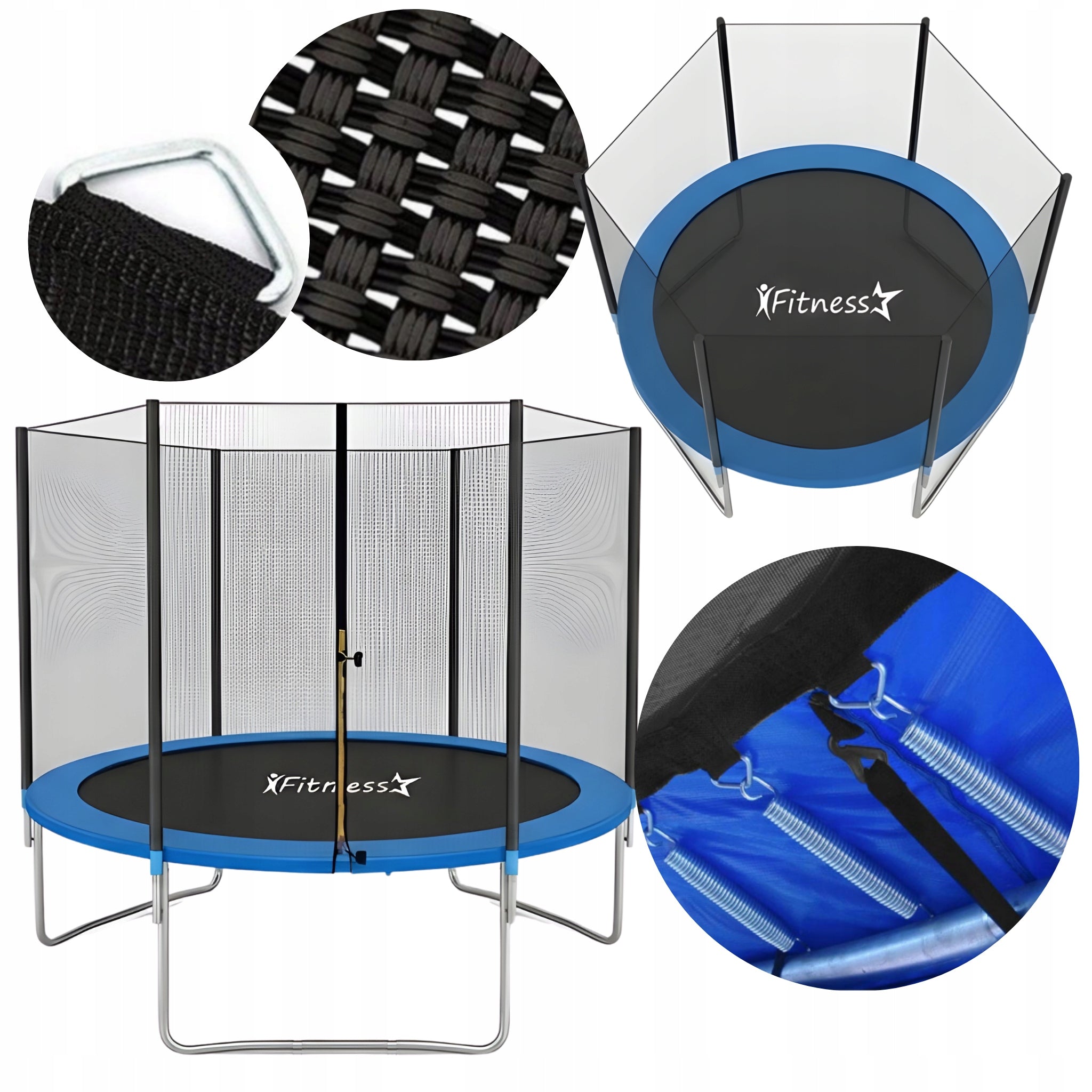 Children's garden trampoline Fitness-Star 183cm 6ft with outdoor net Packaging status original