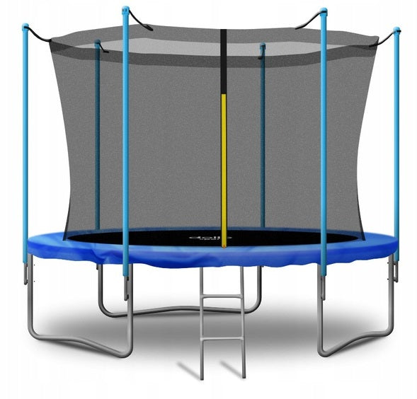 Children's garden trampoline Fitness-Star 254cm 8ft with ladder net Kind with net