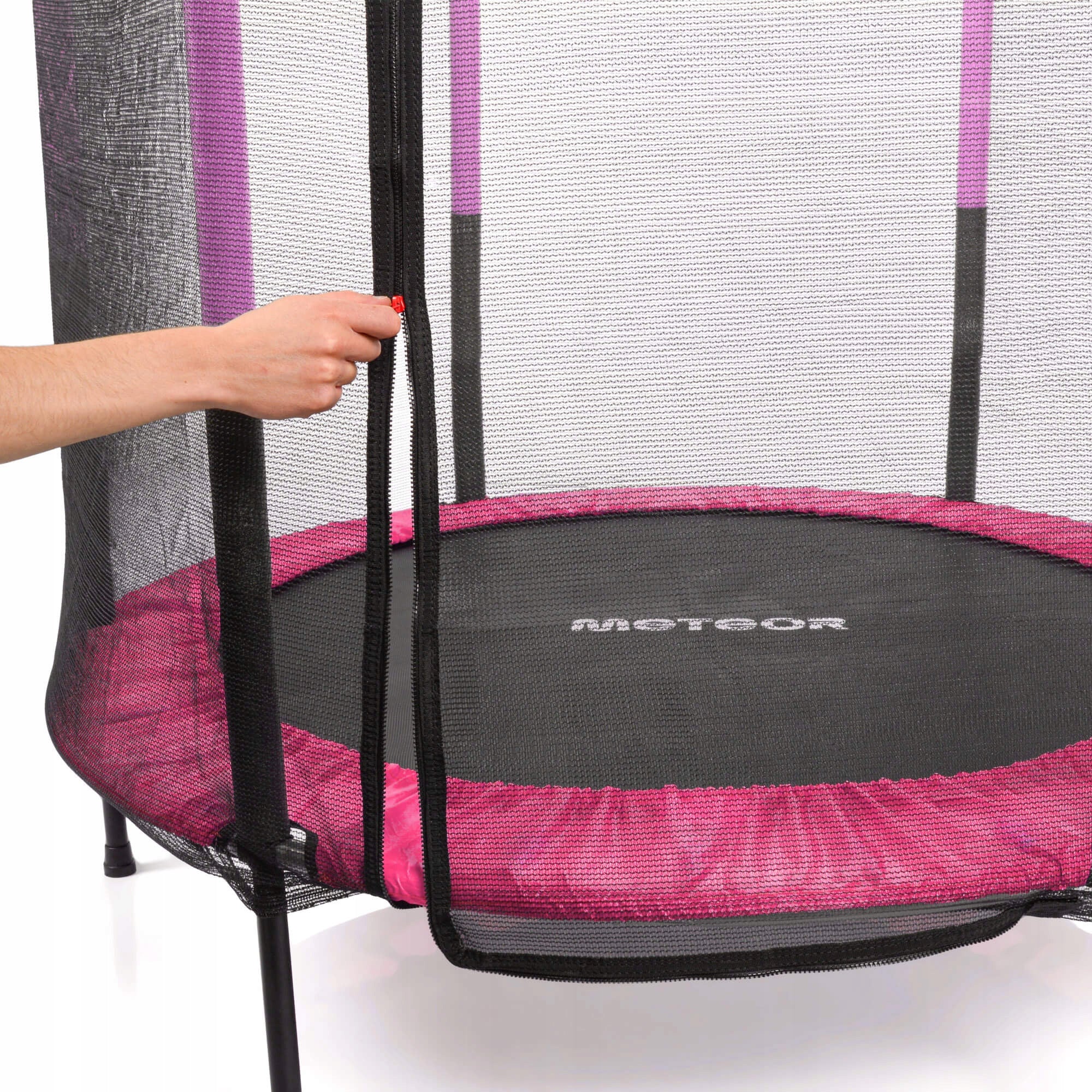 Children's garden trampoline with outdoor net Meteor 4,5 ft 140 cm Manufacturer code 17445