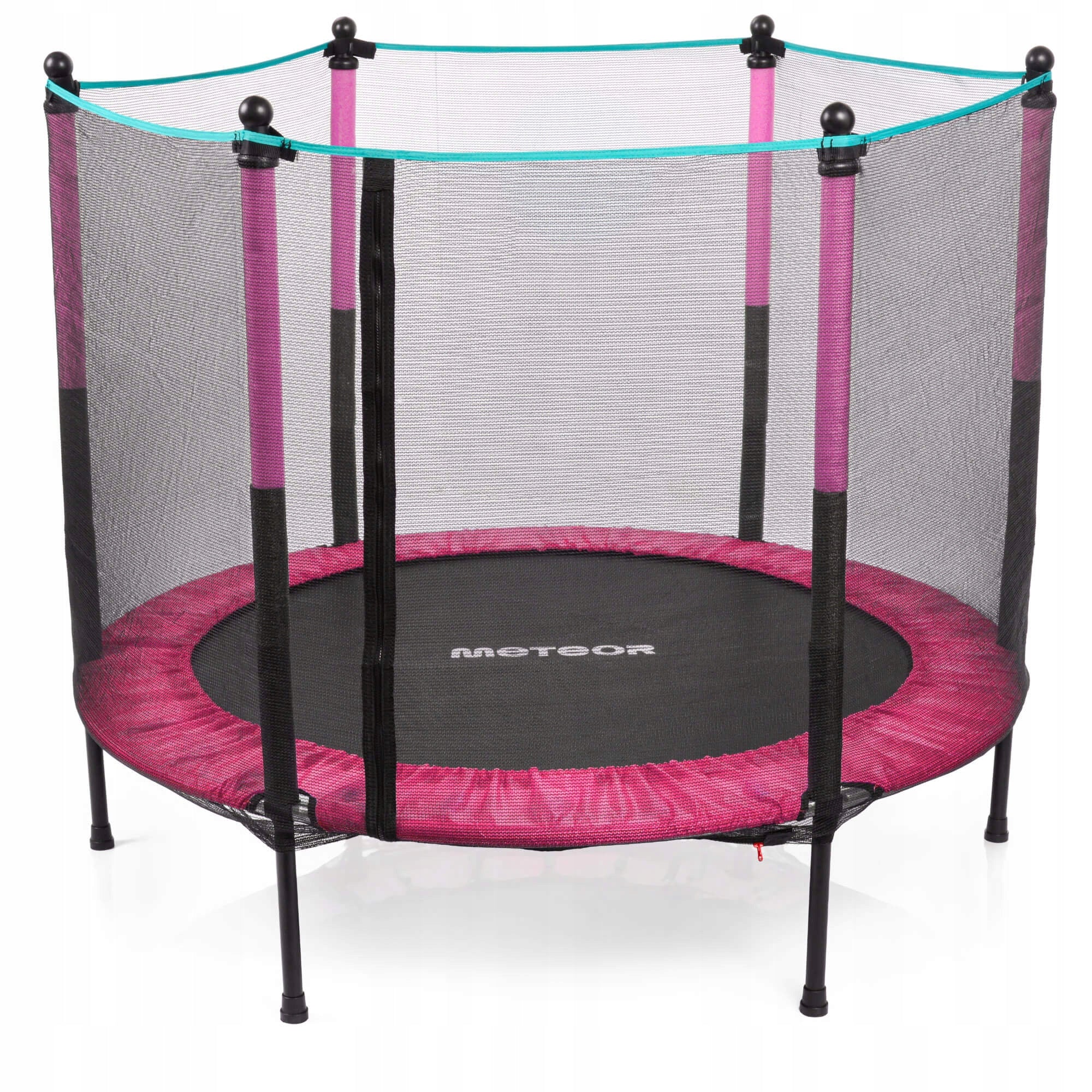 Children's garden trampoline with outdoor net Meteor 4,5 ft 140 cm Packaging status original