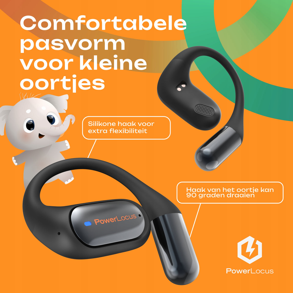 Children's headphones GIFT Children's Day PowerLocus Mkids 85dB 30h + case Packaging status original