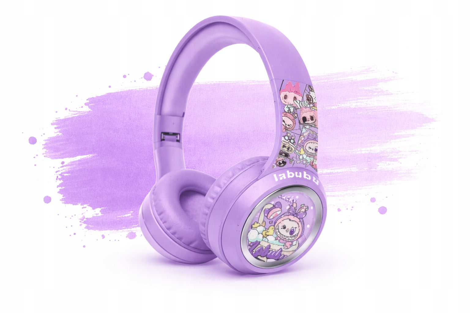 Children's headphones LABUBU stereo, on-ear HEADPHONES GIFT LA BU BU Packaging status original