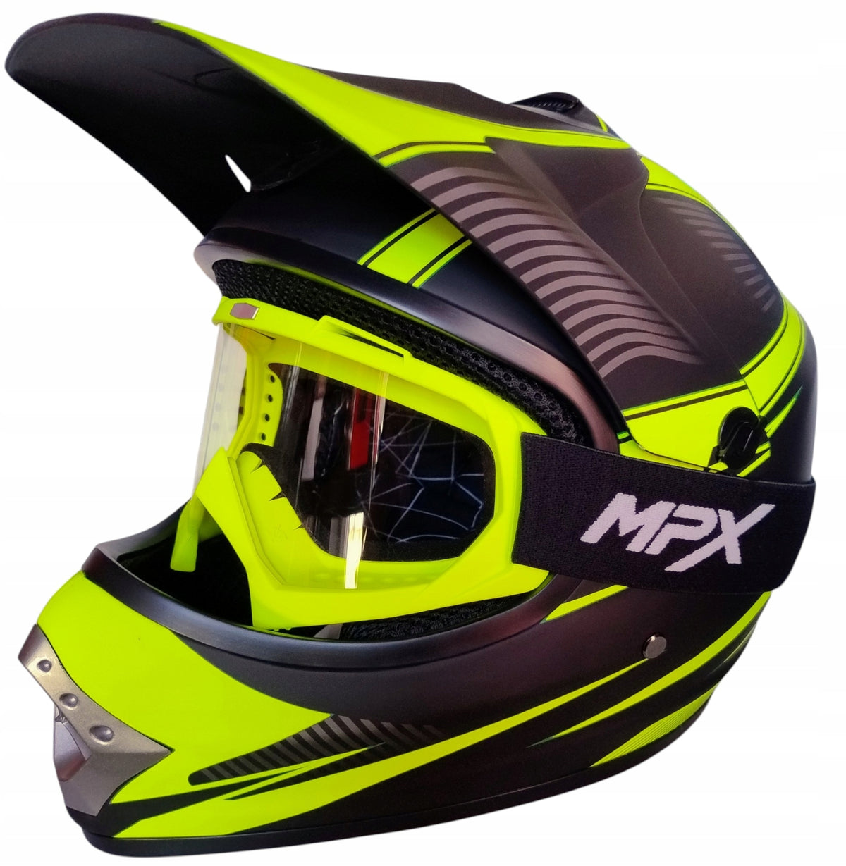 Children's helmet Cross+Gogle Enduro Quad ATV BMX Cross Scooter XS 51-52 cm