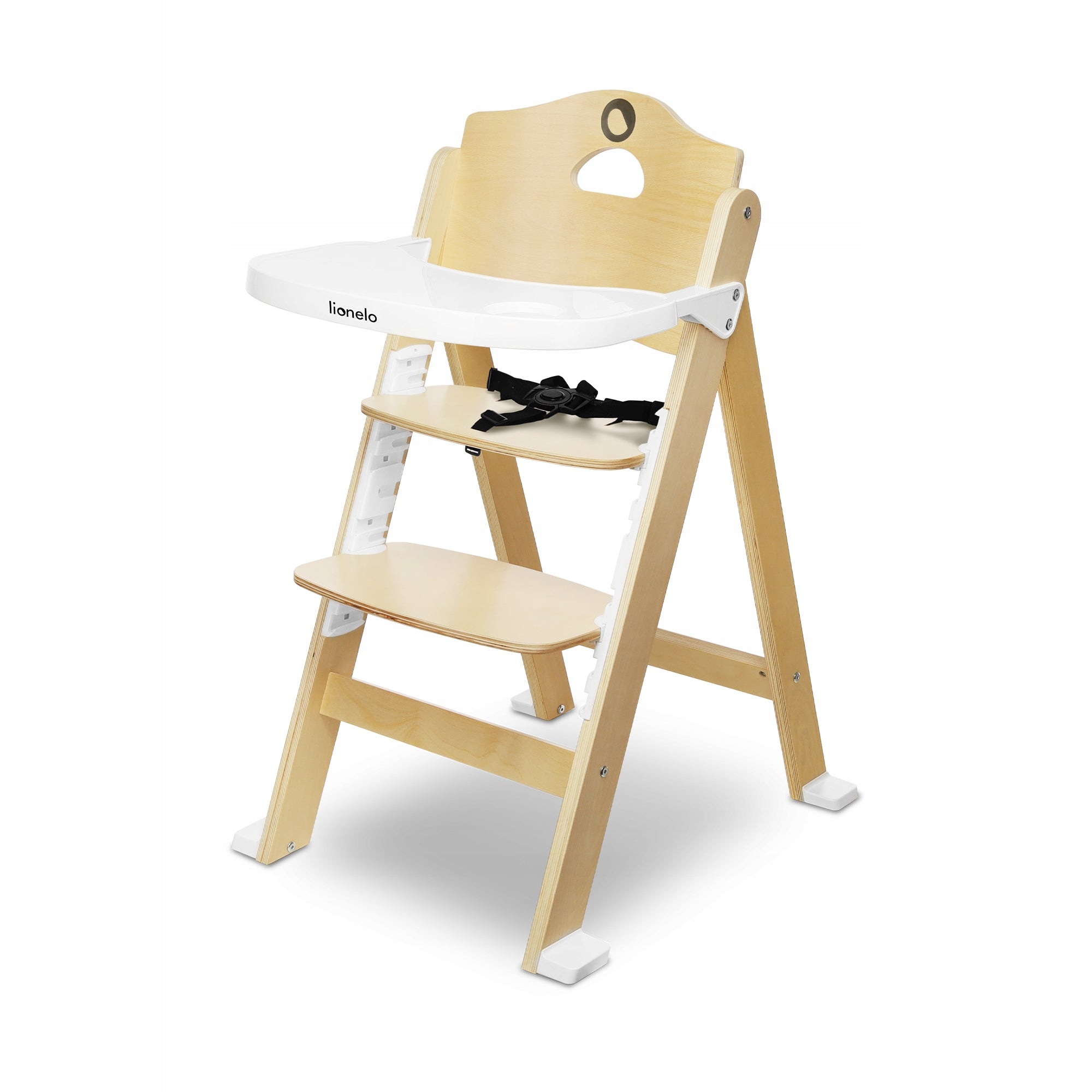 Children's high chair 3in1 wooden + tray 40kg Lionelo Floris Brand Lionelo