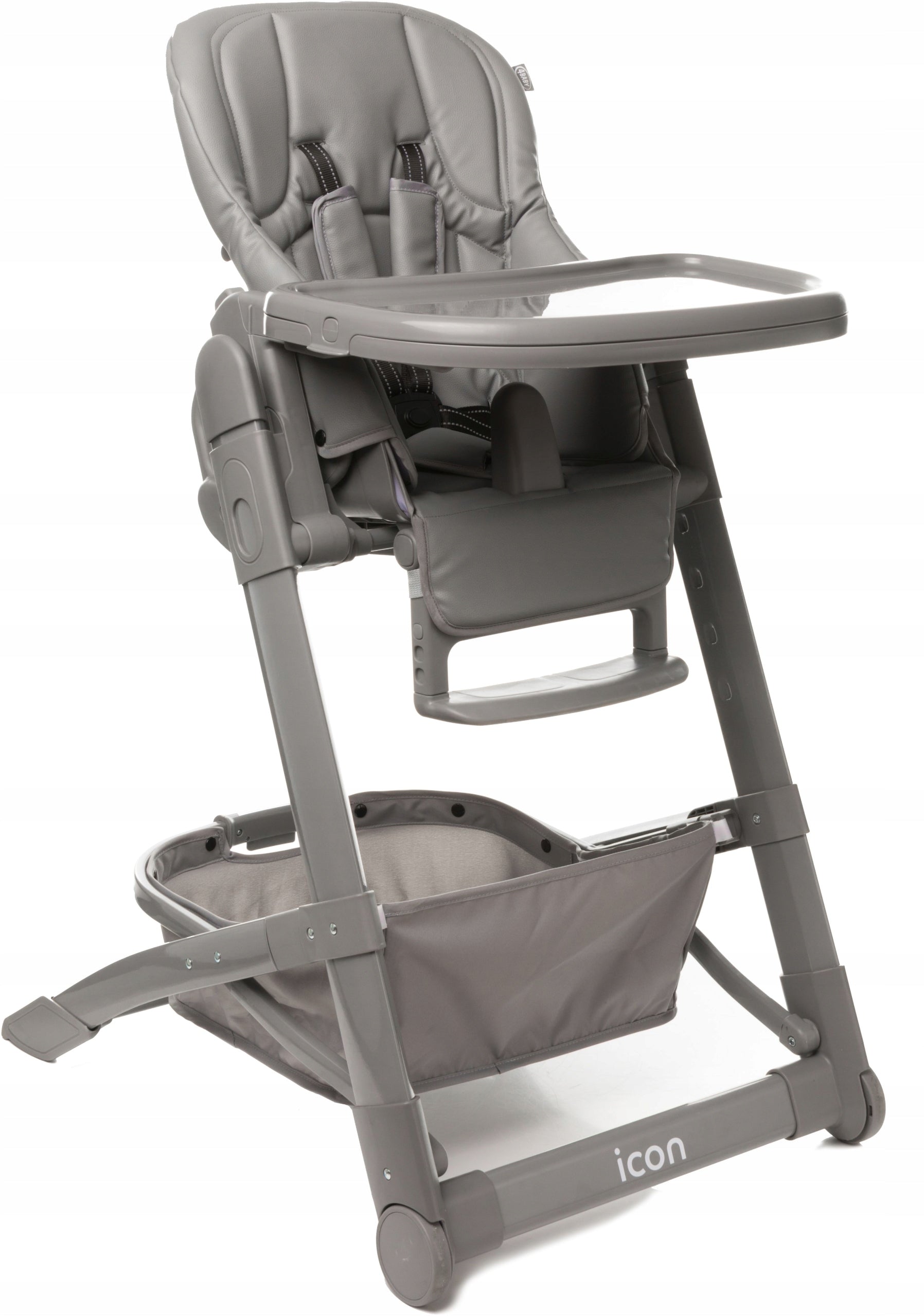 Children's high chair ICON ! 4BABY ! GREY Packaging status original