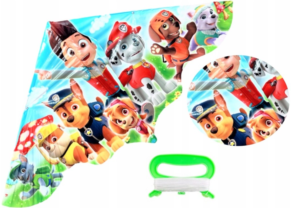 Children's kite large Paw Patrol colorful children's durable + rope