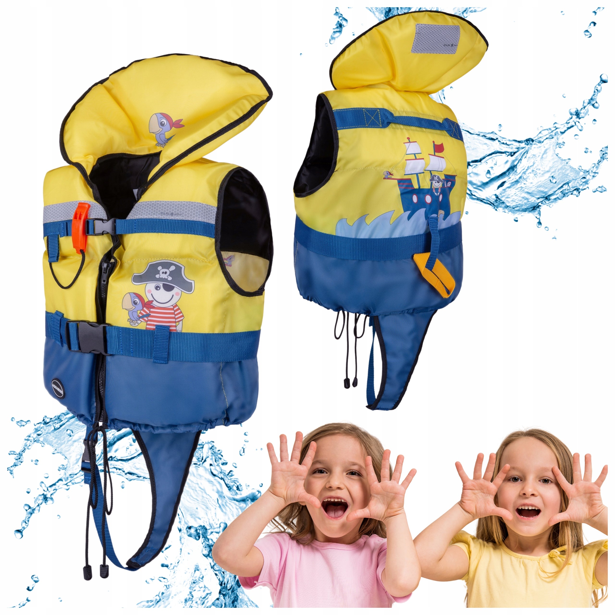 Children's life jacket life vest Aquarius children's XS 30-40 kg Packaging status original