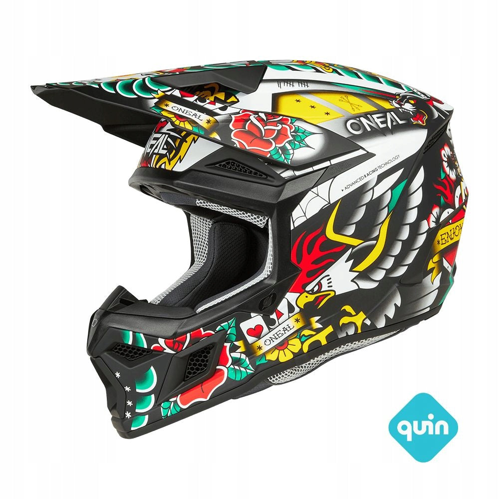 Children's lightweight helmet for KROSA PUTS MOTO colorful O'Neal 3SRS Inked 54-55cm
