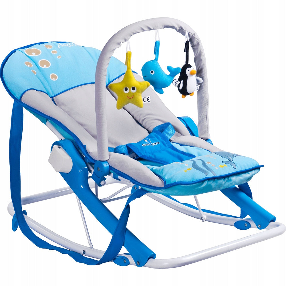 Children's lounger Aqua Caretero blue Packaging status original