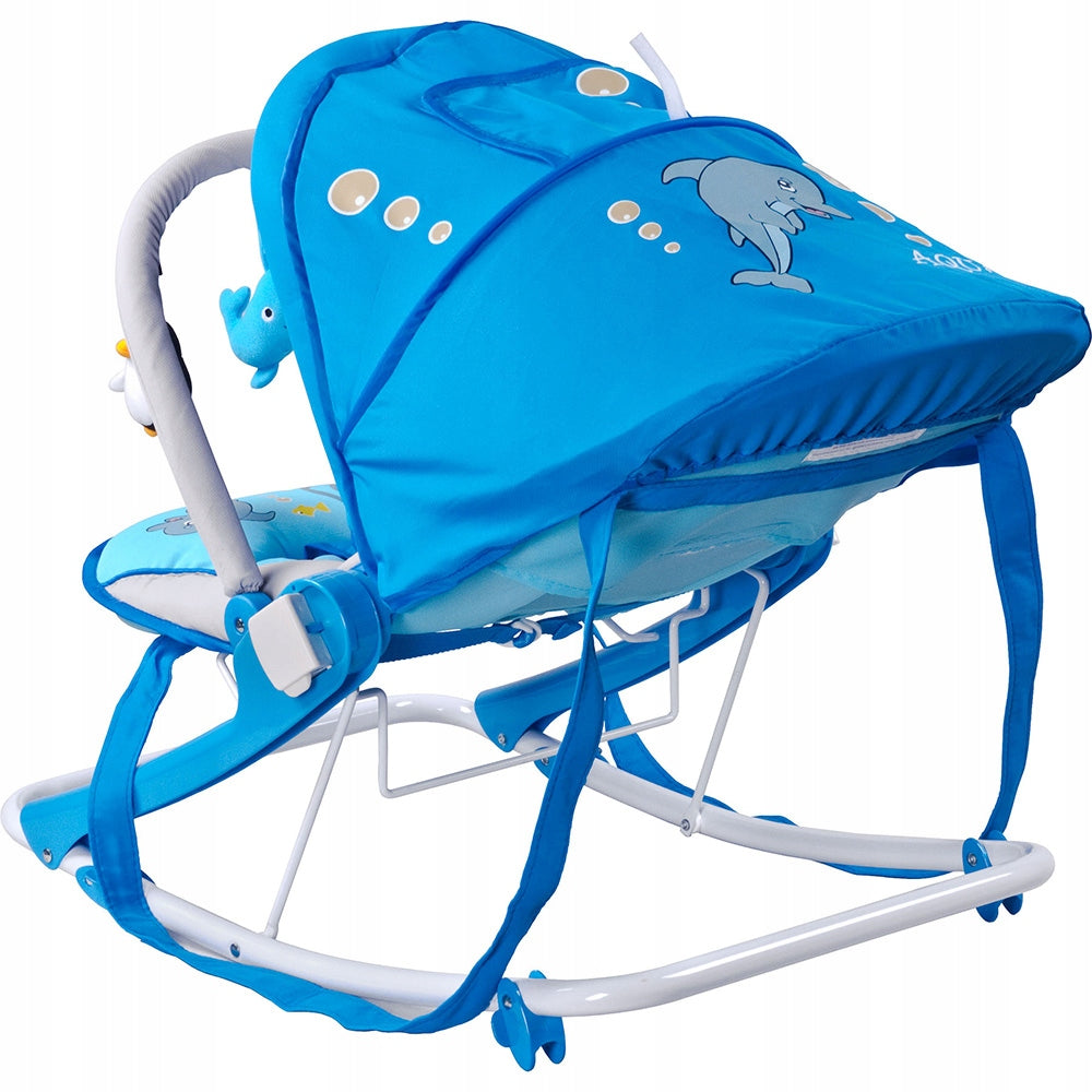 Children's lounger Aqua Caretero blue