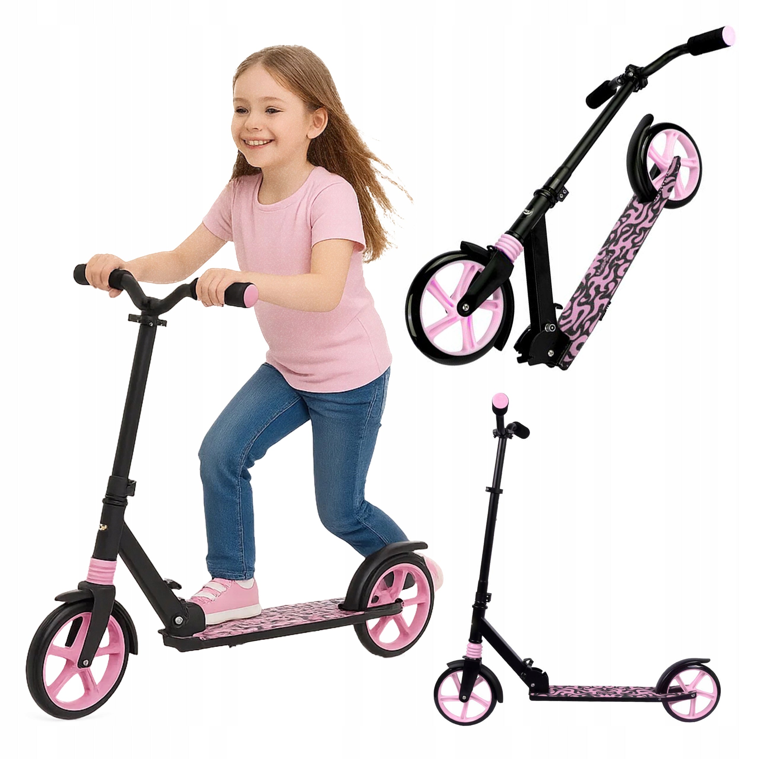 Children's scooter CITY Folding Adjustable with Shock Absorption Brake Brand Stator