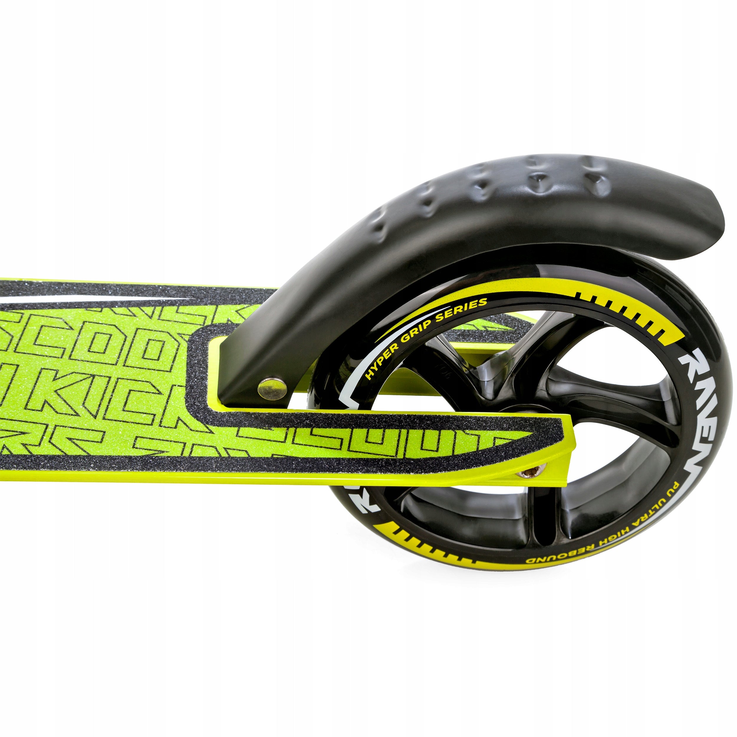 Children's scooter RAVEN Epic Lime 145mm with bell shock absorption brake Brand Raven