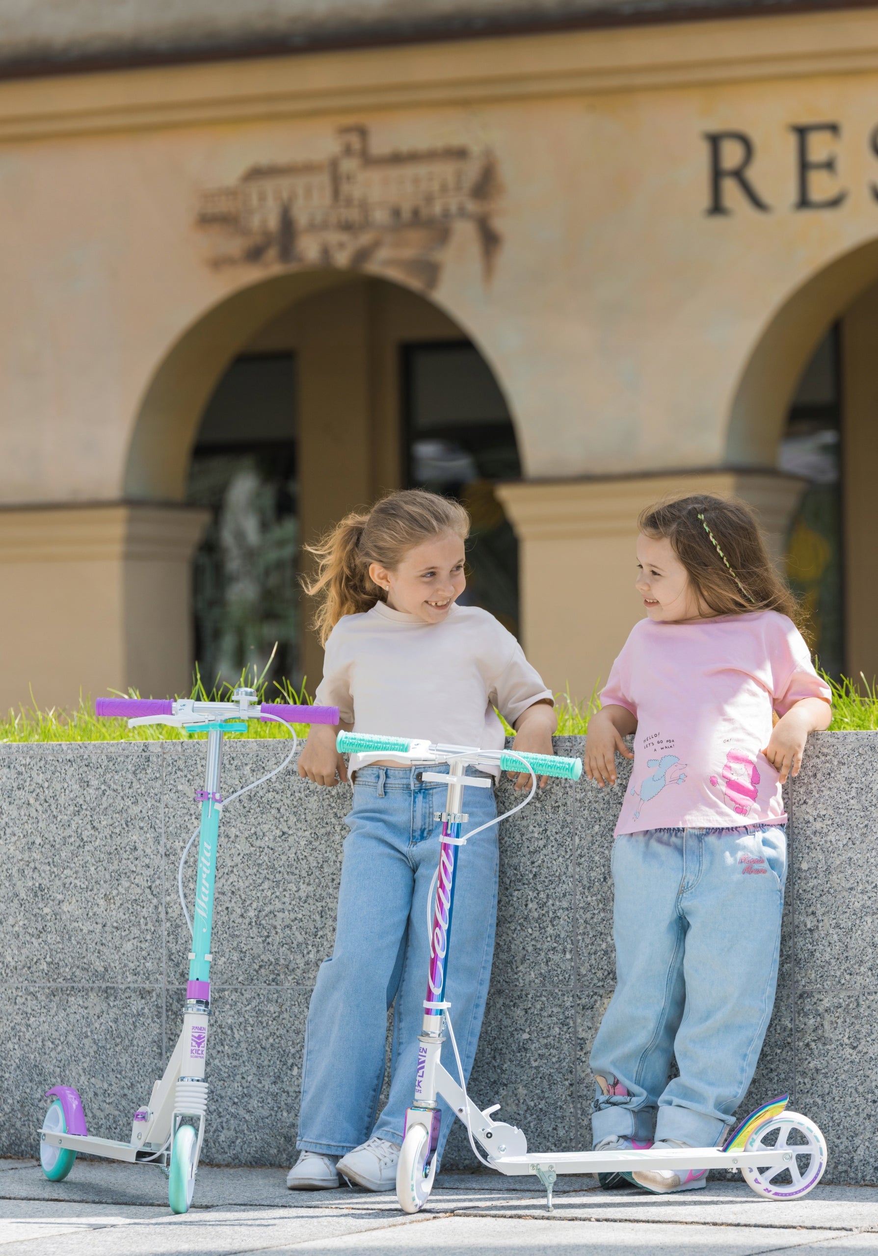 Children's scooter RAVEN Marita 145mm with shock absorber brake and bell Manufacturer code 086650