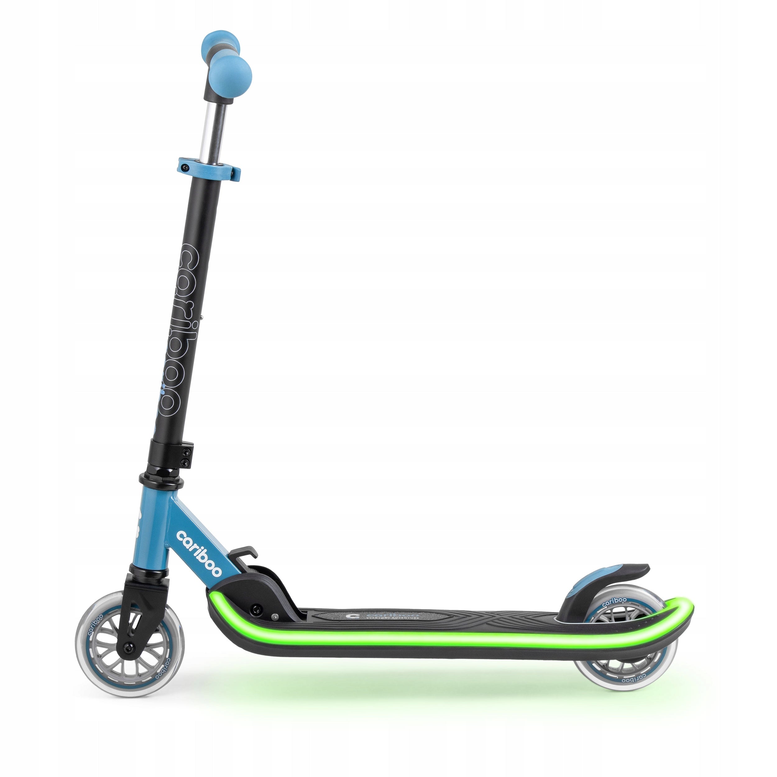 Children's scooter two-wheeled folding CARIBOO LEDstar LED backlight Kind two-wheeled