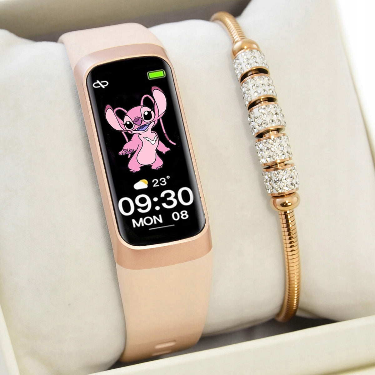 Children's set SMARTBAND GRAVITY AMOLED SMS STEPS PULSE THERMOMETER