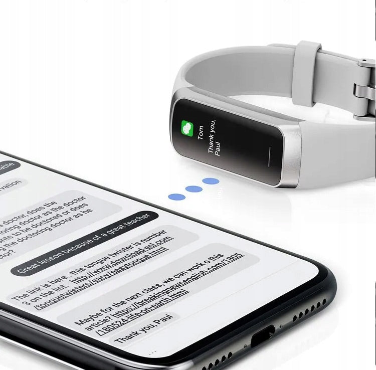 Children's set SMARTWATCH AMOLED SMARTBAND FIT SMS STEPS PULSE THERMOMETER Packaging status original