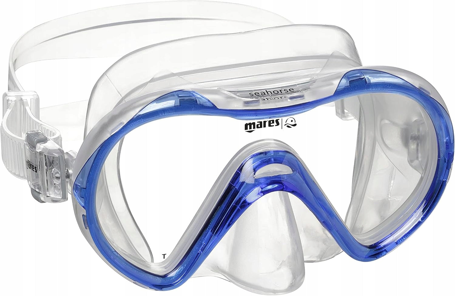 Children's snorkelling diving mask, Mares Seahorse blue Packaging status original