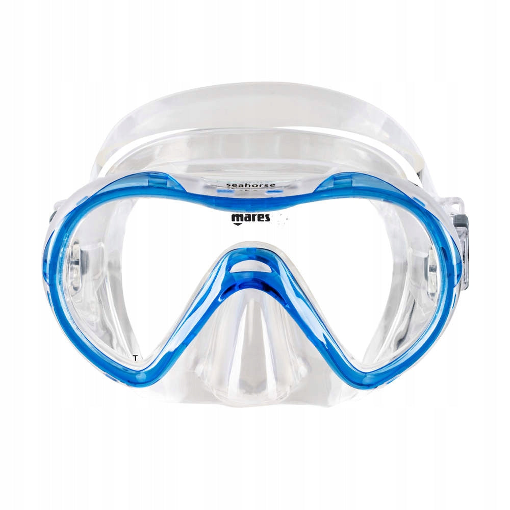 Children's snorkelling diving mask, Mares Seahorse blue