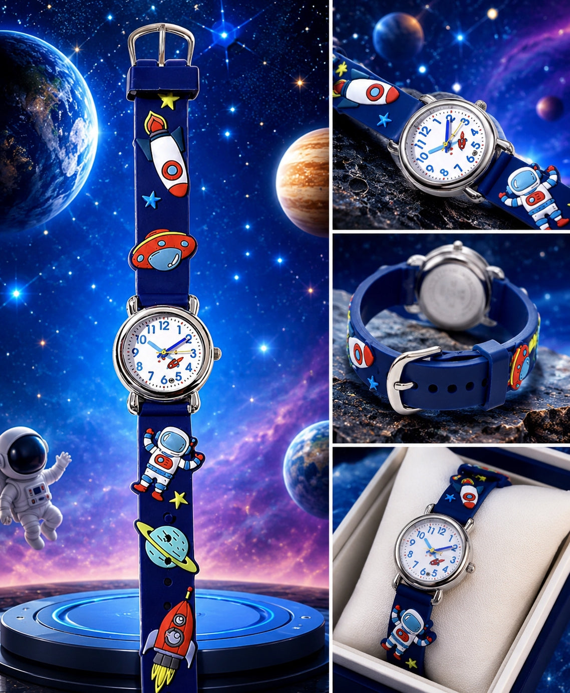 Children's space style wristwatch