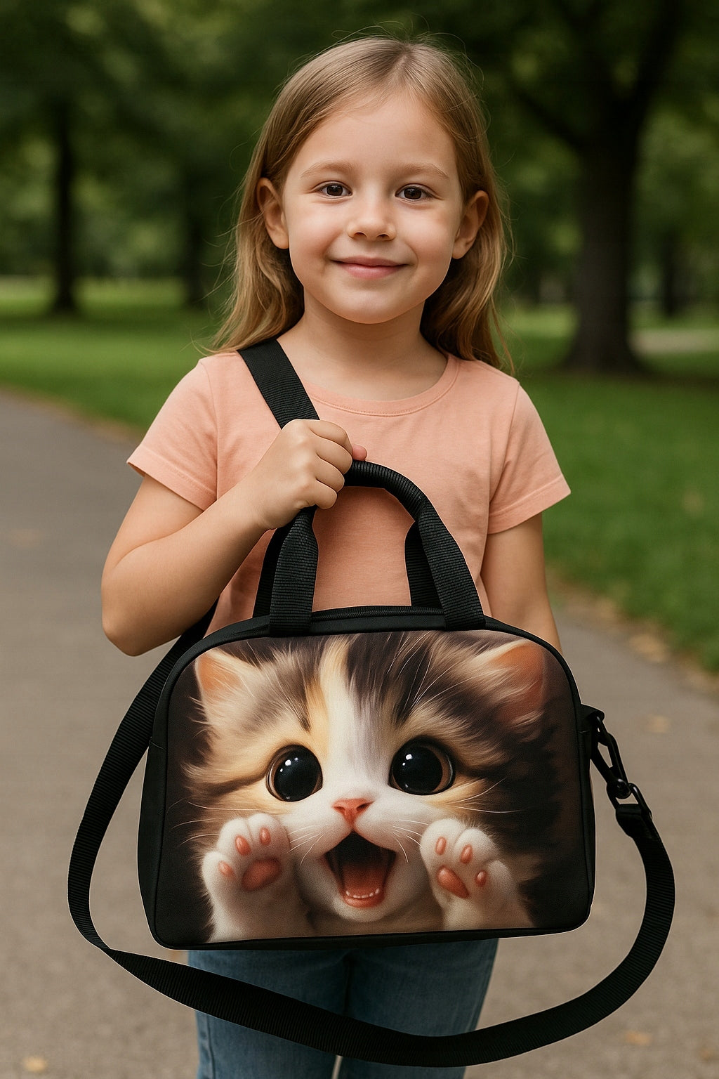 Children's sports bag for girls for swimming pool training school