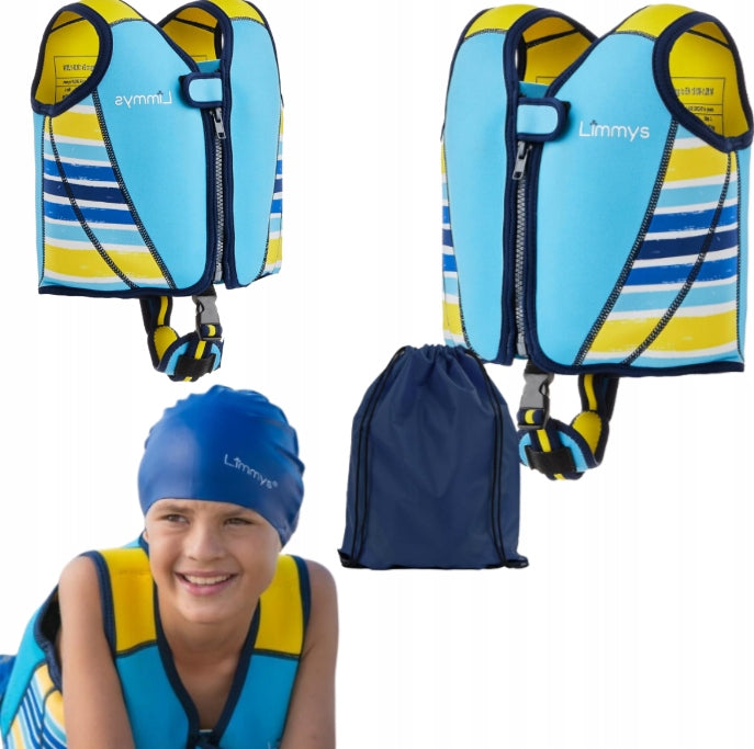 Children's swimming learning vest adjustable buoyancy Limmys