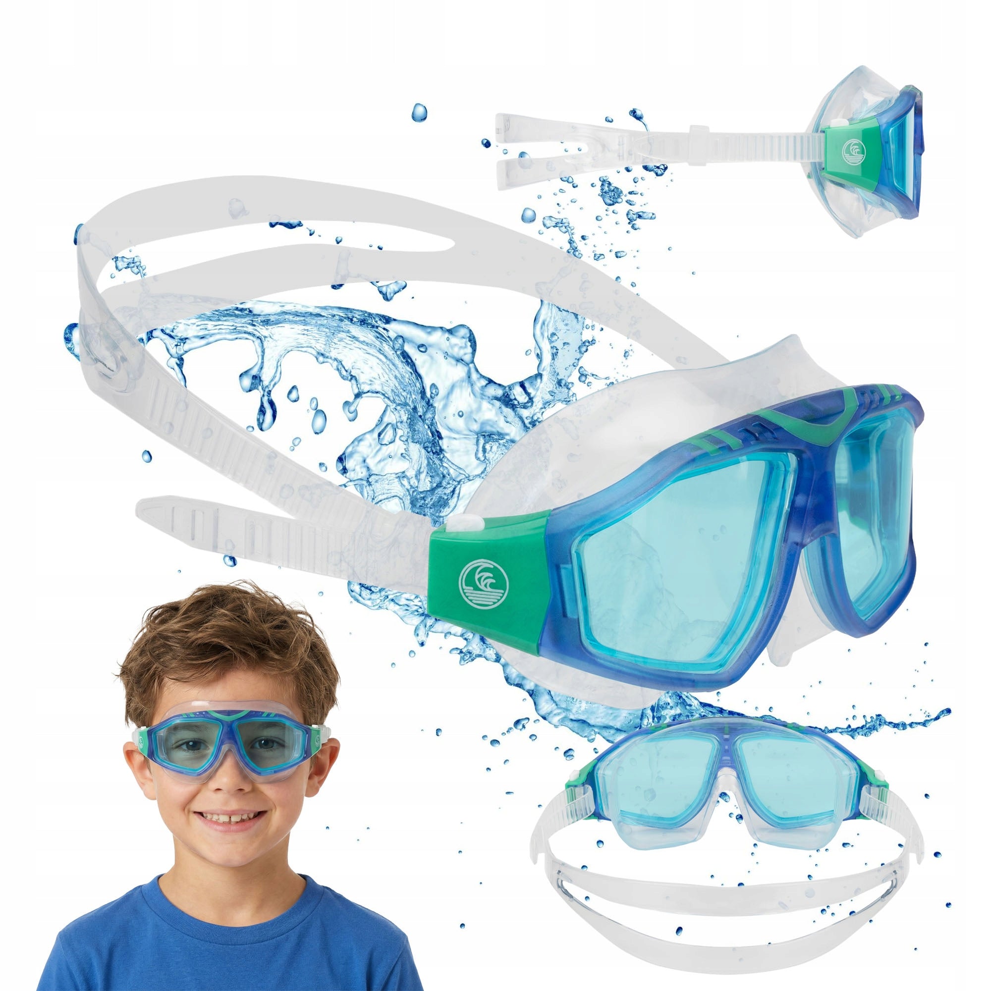 Children's swimming mask SNORKELING AQUASTIC Mako jr Anti-Fog