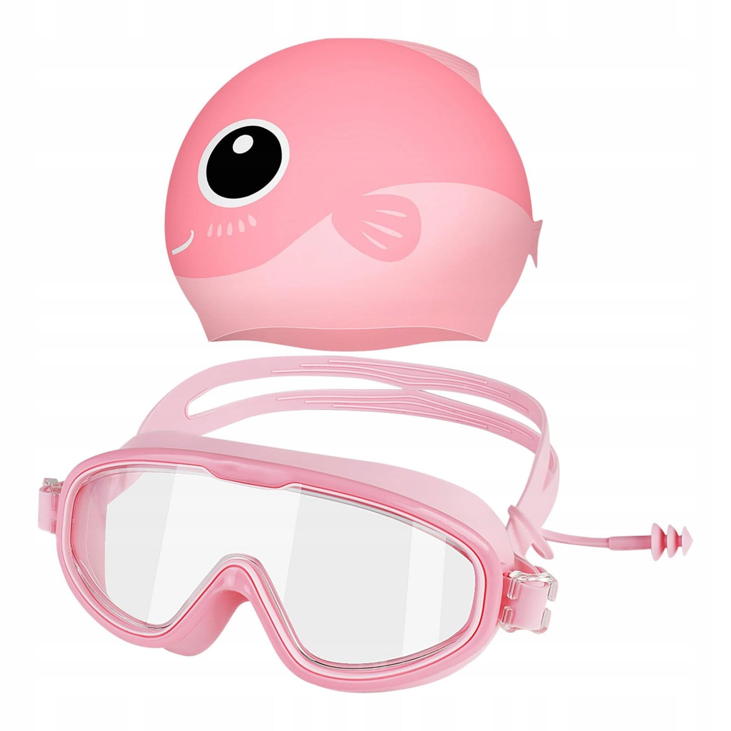 Children's swimming set with UV filter glasses swimming goggles cap Gender girl