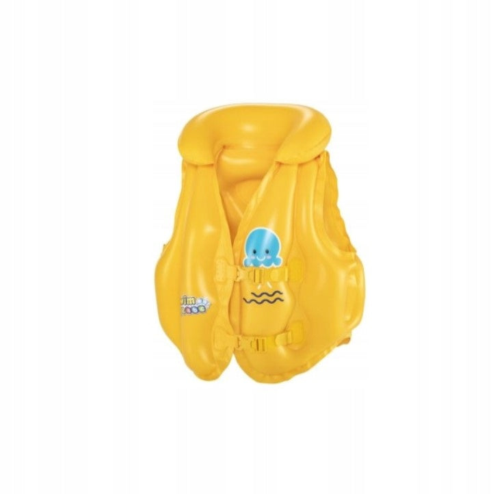 Children's swimming vest PVC 51x46 cm yellow