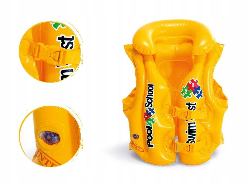 Children's swimming vest learning to swim rescue Intex 3-6 years