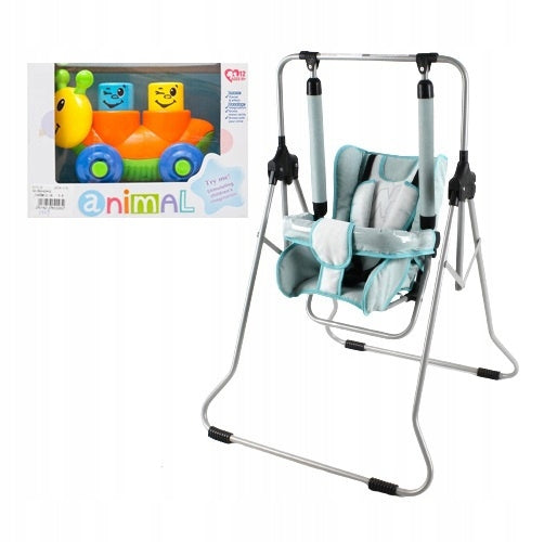 Children's swing 3in1 ADBOR N1 garden home – mint