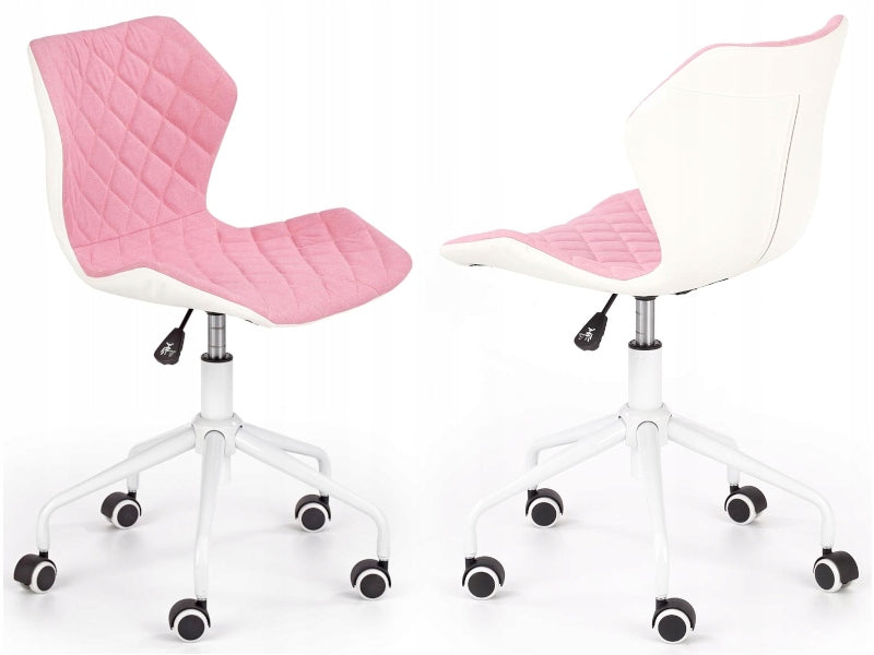 Children's swivel chair PINK MATRIX 3 Halmar