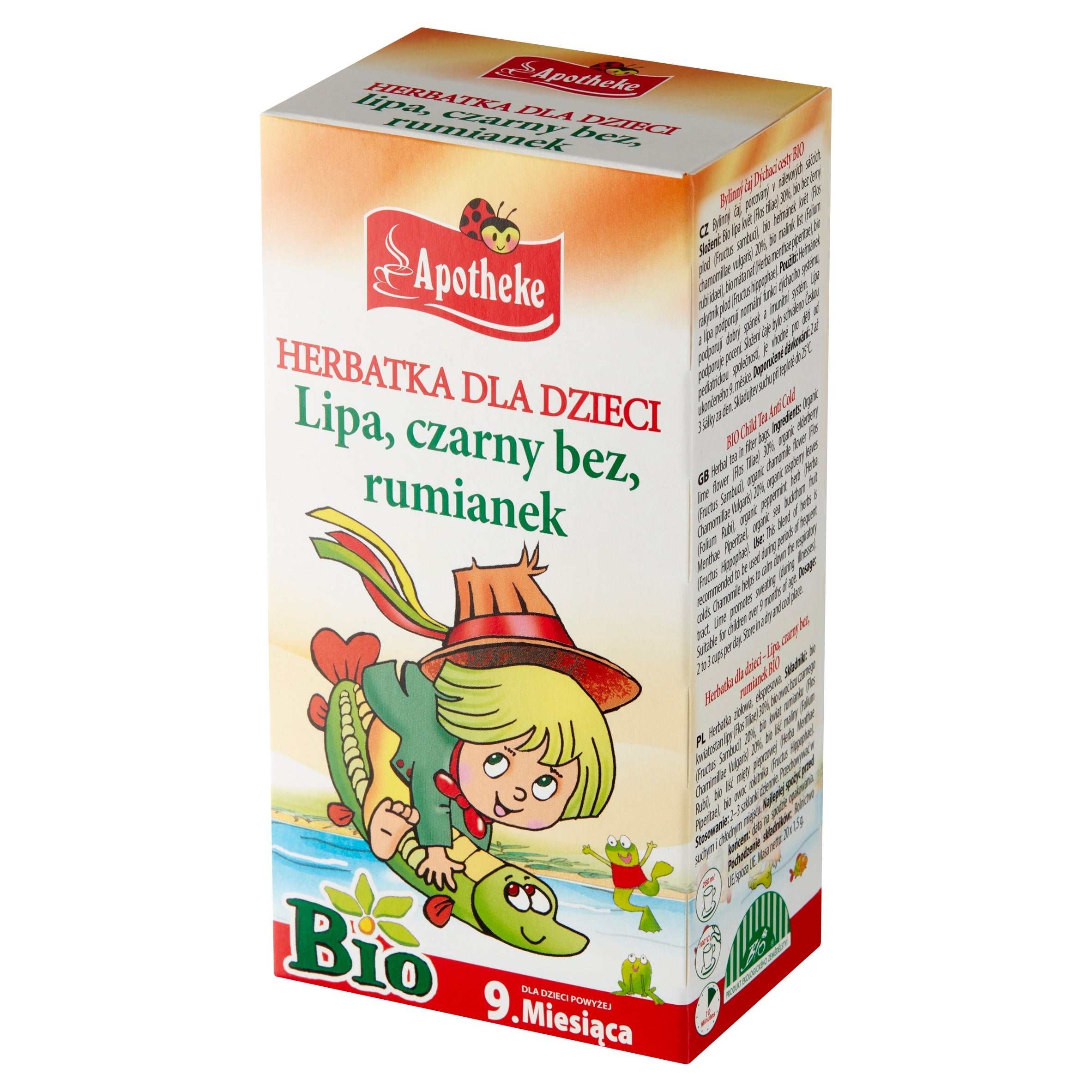 Children's tea linden, without, cold chamomile BIO 30 g Apotheke Weight 30 g