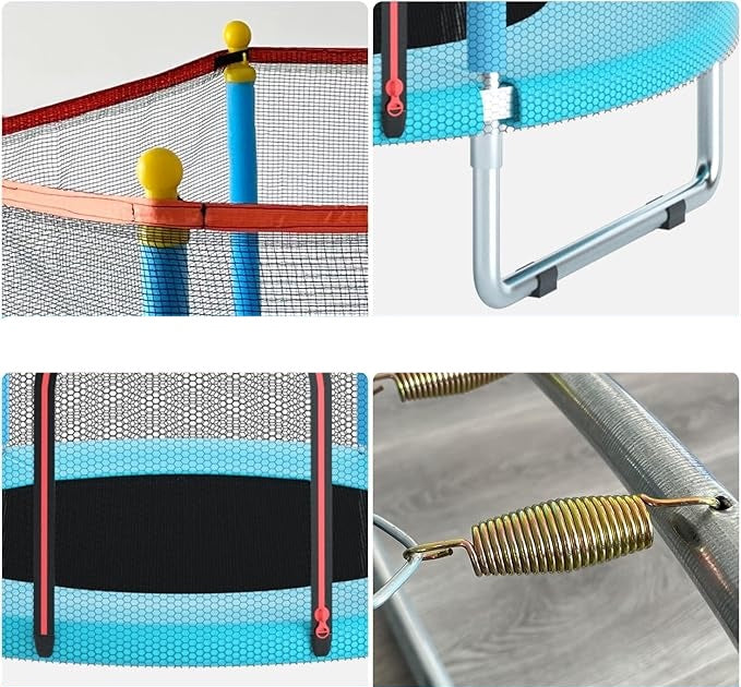 Children's trampoline 150 cm, up to 200 kg, adjustable P767 Kind with net