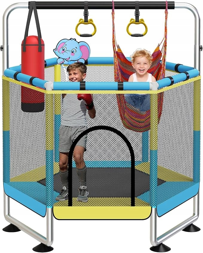 Children's trampoline 150 cm with Garden Mesh For Home and Garden DESCRIPTION!!!!!!!!
