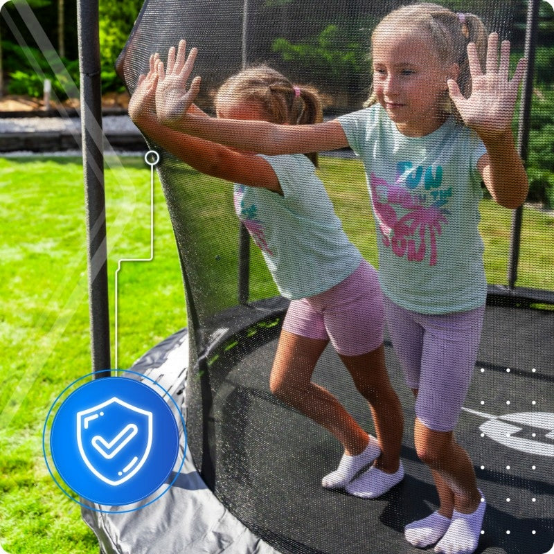 Children's trampoline for home small 4.5FT 140CM safe net Thunder Total height 155 cm