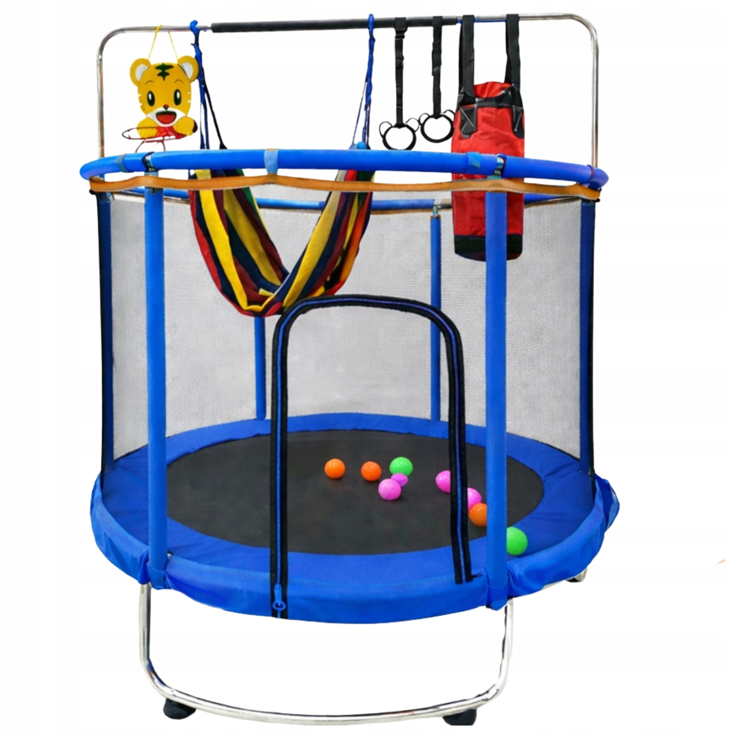 Children's trampoline garden basketball net 155cm blue Manufacturer code KX3262_1