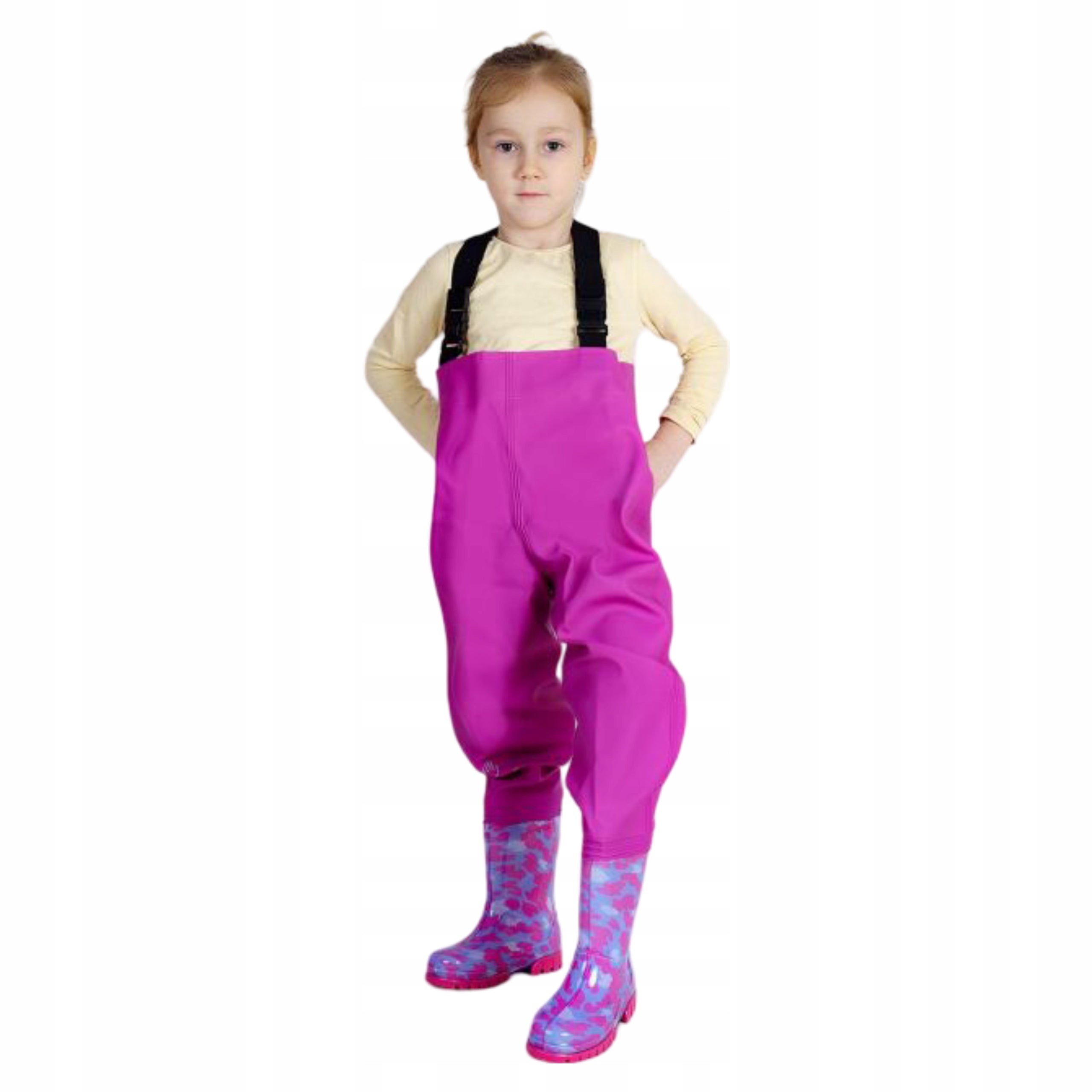 Children's trousers PROS SB06 pink Wodery Fishing Harness r. 32/33 Manufacturer code SB06/PROS-00032-32/33