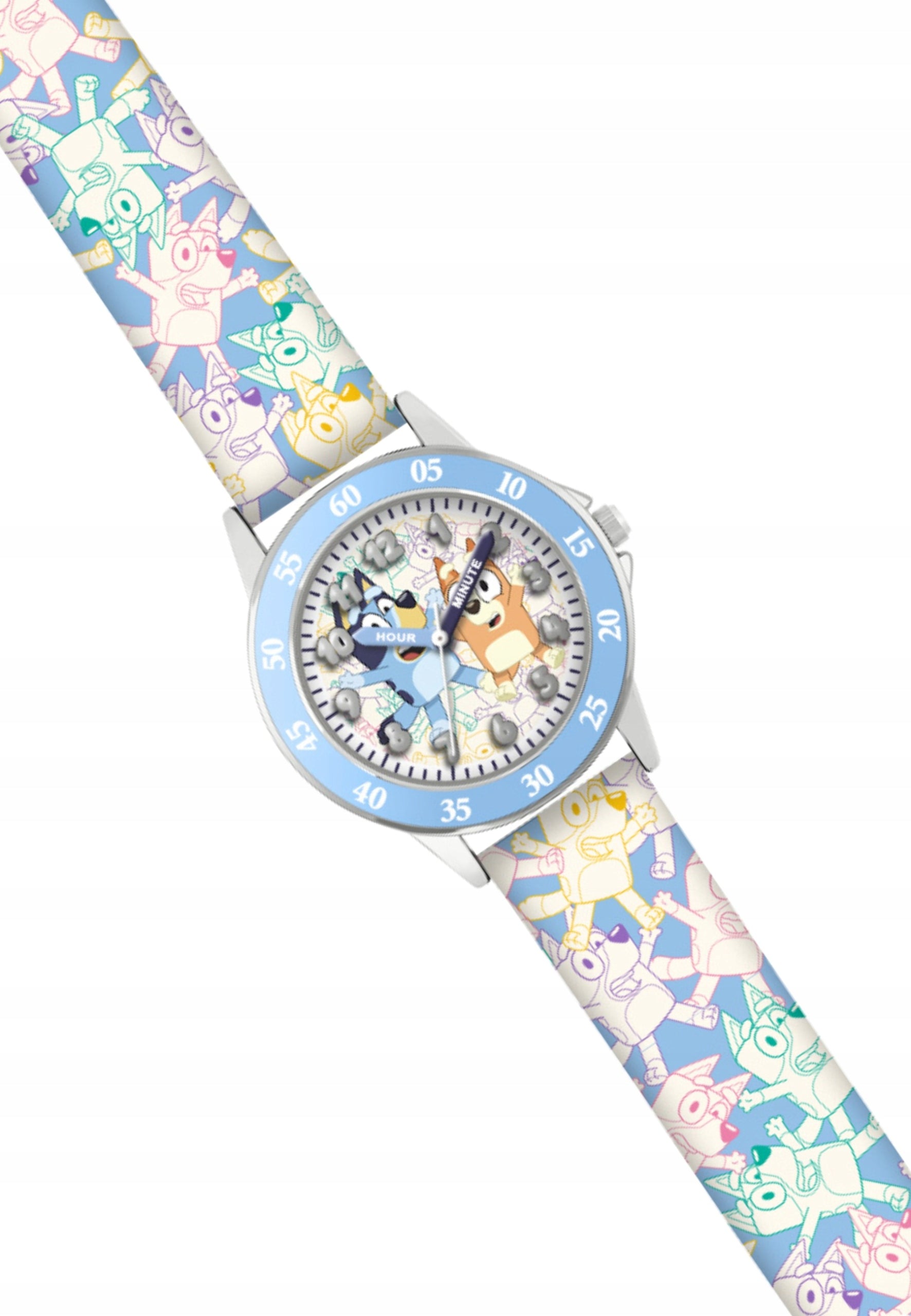 Children's watch Bluey BLY9004 blue, universal size, light blue Brand Disney