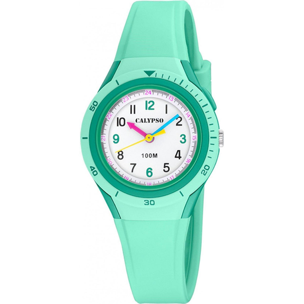 Children's watch Calypso K5856-2 green strap